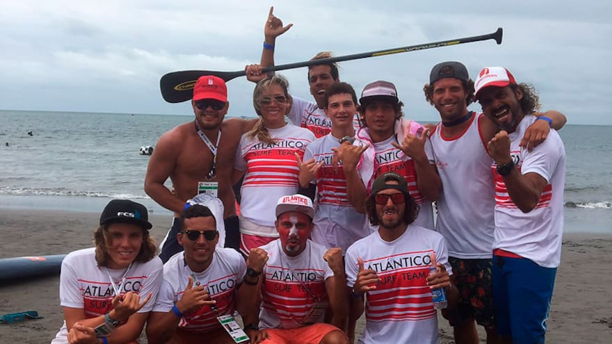 Surf atlanticense, en lo más alto de los Juegos Mar y Playa