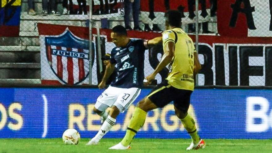 Águilas 1, Junior 1: empate que suma, pero no lo suficiente