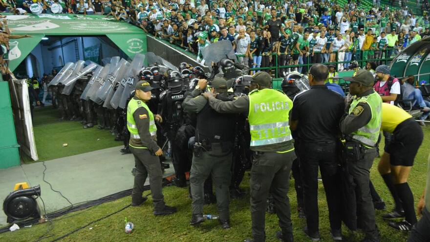 Mindeporte anuncia sanciones tras desórdenes durante partido Cali Vs. Junior
