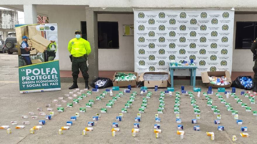 En Maicao: decomisan 100 mil medicinas de contrabando