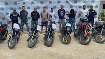 Capturan a seis hombres y una mujer por robo de motocicletas en Soledad