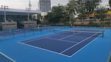 El Complejo Distrital de Raquetas se pinta de azul para recibir el Mundial Juvenil de Tenis