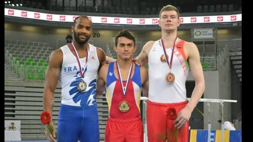 Jossimar Calvo gana medalla de oro para Colombia en Copa Mundo de Gimnasia