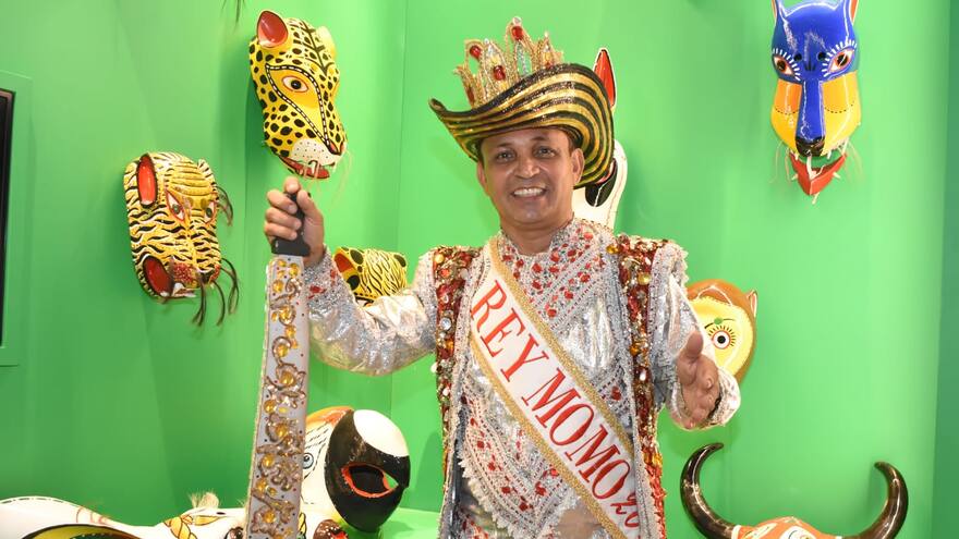Carnaval de Barranquilla: El Rey Momo 2016, Lisandro Polo, representará el Carnaval en Panamá