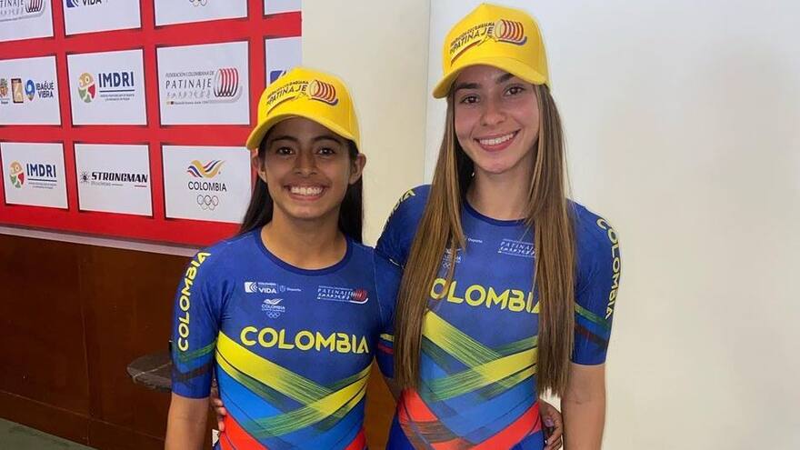 Kiara y Loraine sueñan con dejar en alto al Atlántico en Mundial de Patinaje