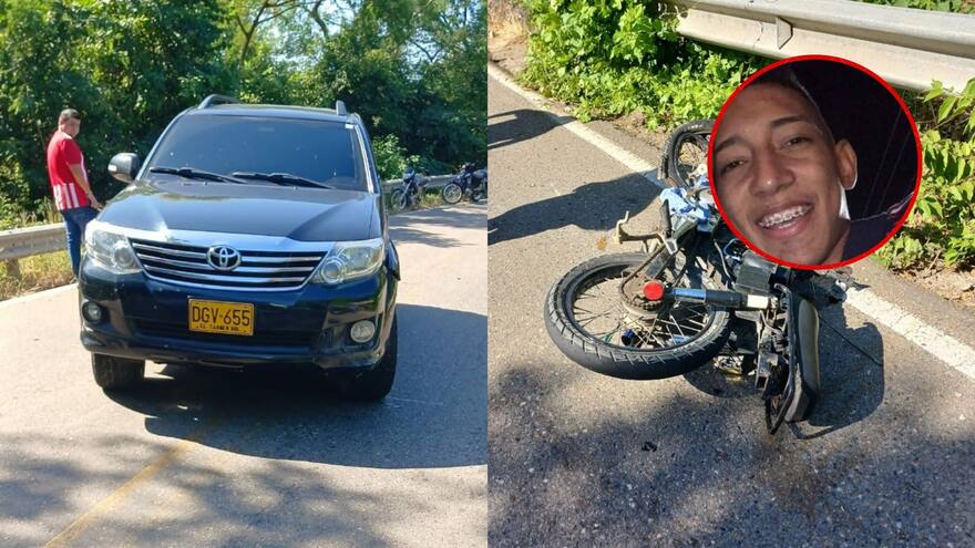 Joven murió en accidente de tránsito en la vía entre Matitas y Ebanal, zona rural de Riohacha, La Guajira