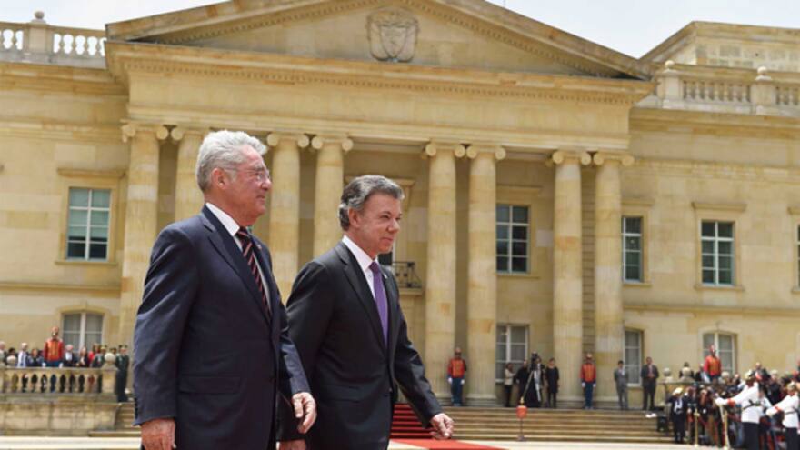 Presidente de Austria considera que el momento es 'idóneo' para acercarse a Colombia