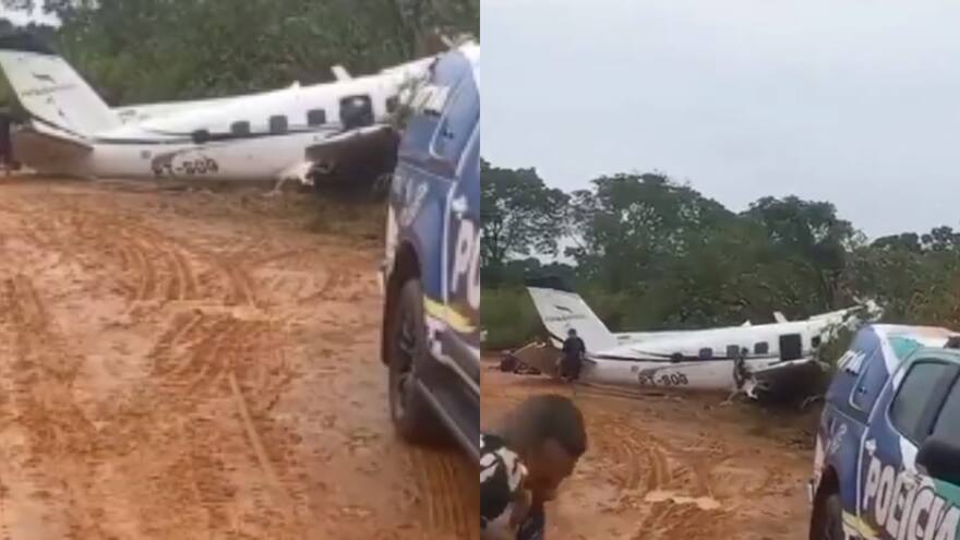 Mueren 14 personas tras caída de avioneta en la Amazonía