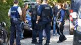 Hombre armado con cuchillo hiere a un policía en Bruselas, Bélgica