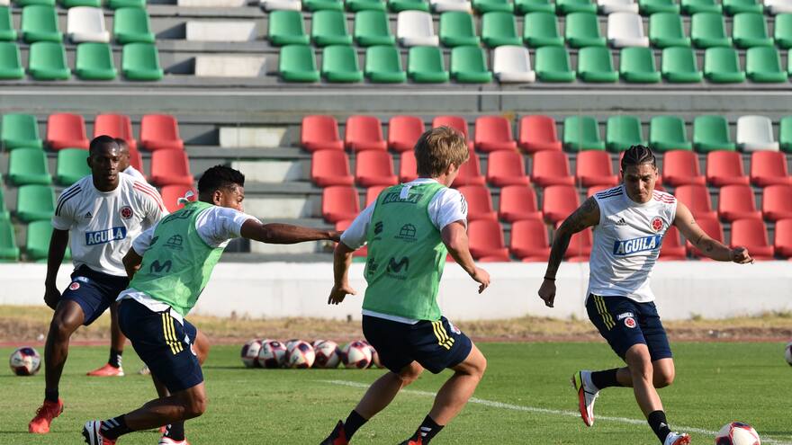 La Selección Colombia ya trabaja en Santa Cruz de la Sierra