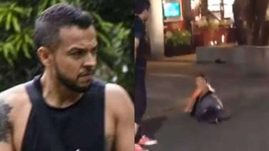 Video: Andrés Escobar recibió golpiza en medio de riña callejera