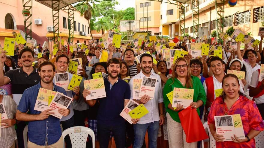Barranquilla: alcalde Jaime pumarejo presenta nueva guía de cultura cívica para promover el sentido de pertenencia por la ciudad
