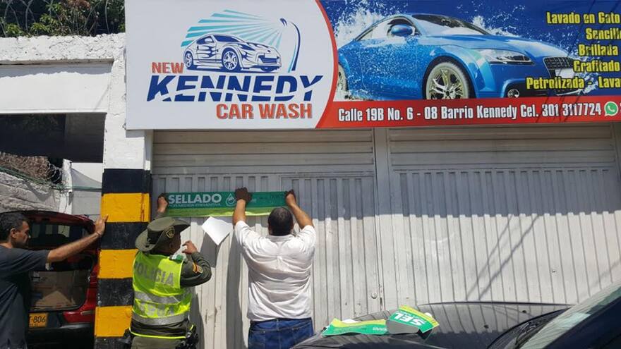 Cierran 14 lavaderos de carros en Valledupar