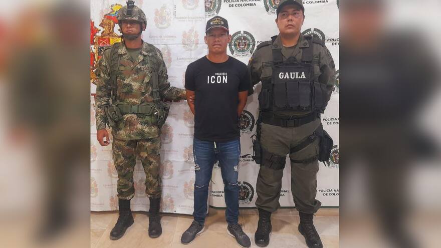 Capturana alias Wilmer, supuesto integrante de los Pachenca en Magdalena