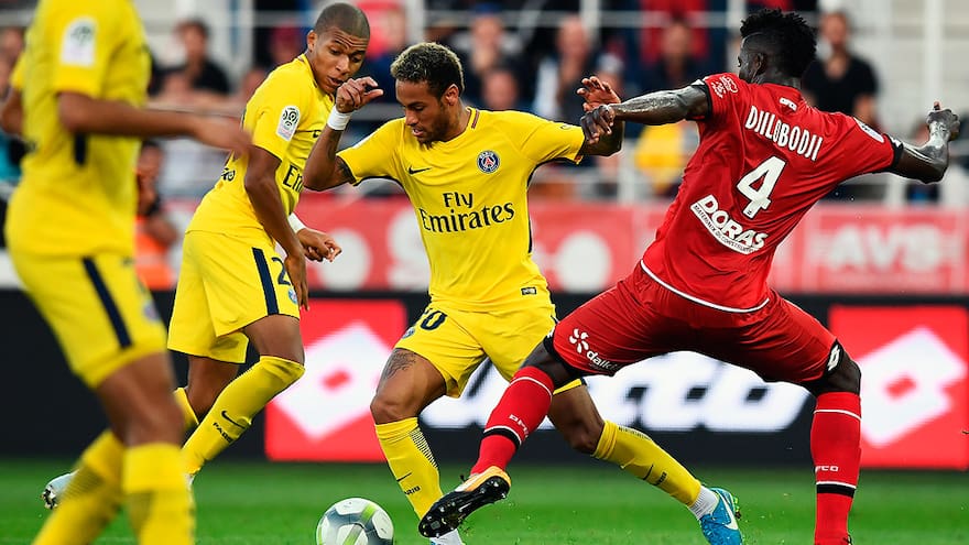 El París SG vence 2-1 al Dijon y se afianza como líder en la Ligue 1