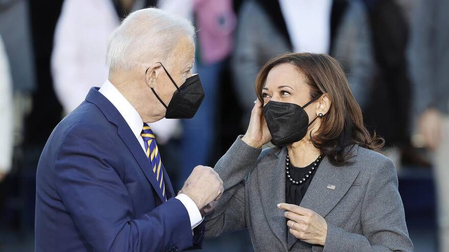 Biden asegura que Harris será su compañera de fórmula en elecciones de 2024