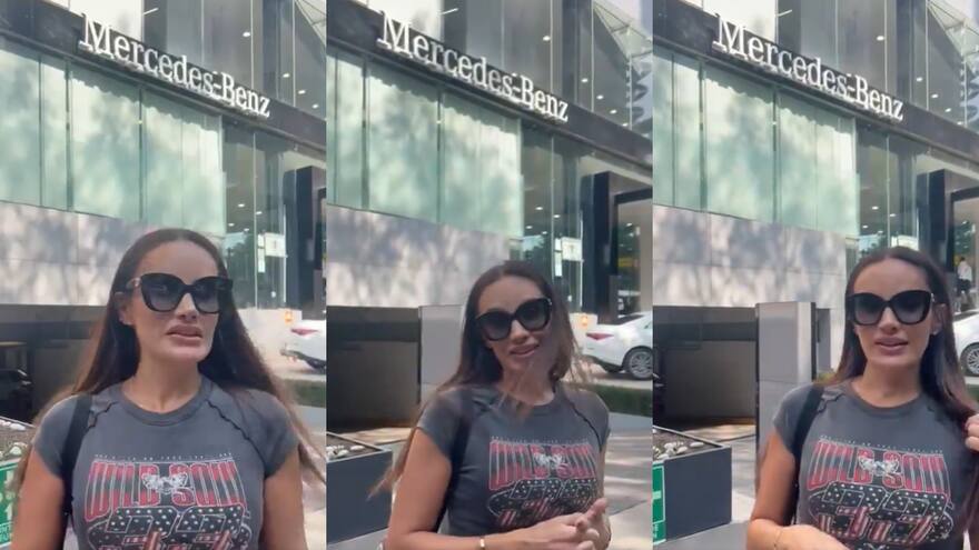 La actriz Raquel Martínez compró un lujoso carro Mercedes-Benz por un error técnico en la web de la marca