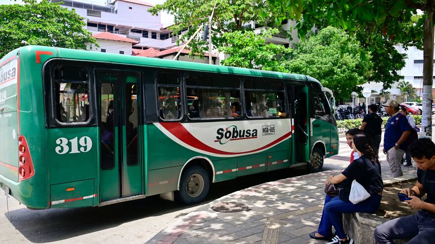 Anuncian cese de actividades de empresas de buses