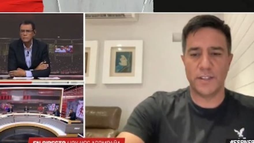 Fuerte cruce entre el técnico César Farías y el periodista ‘Pacho’ Vélez