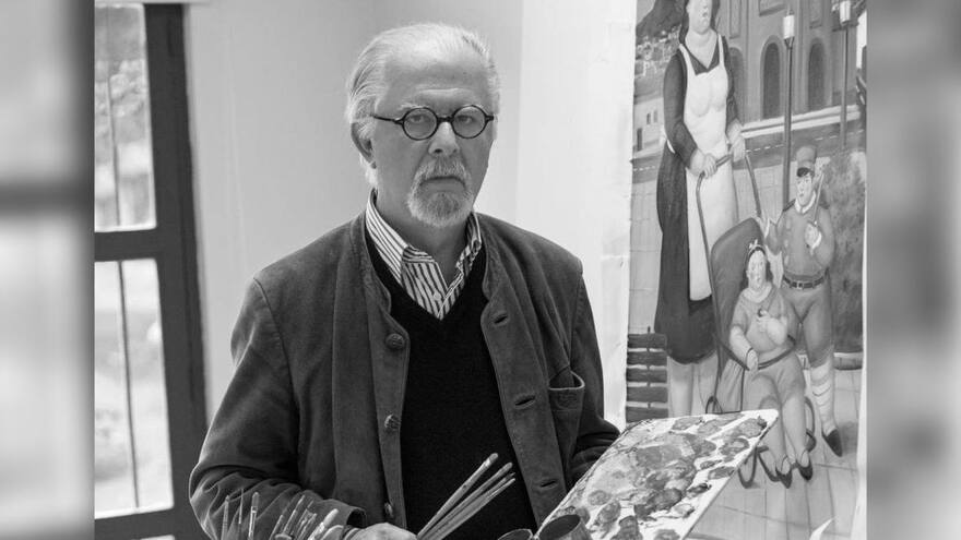 Cuerpo del pintor Fernando Botero ya se encuentra en Bogotá