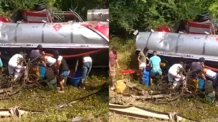 En Cesar saquearon camión accidentado y conductor murió sin ser auxiliado