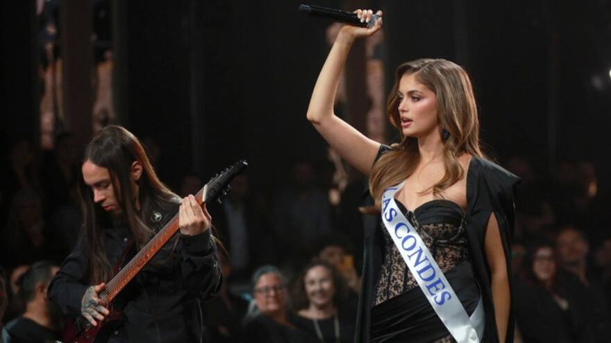 Video: Ignacia Fernández, candidata al Miss Mundo Chile, sorprendió cantando death metal en su prueba de talento