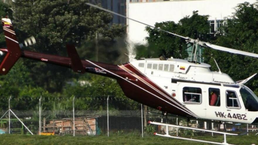Rescatan los cuerpos de tripulantes de helicóptero accidentado en Colombia