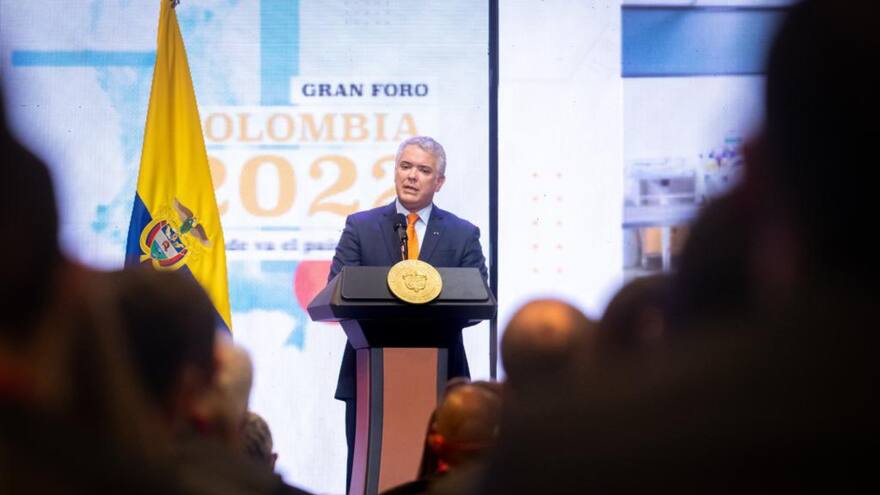 Gran Foro Colombia: Duque arremete contra los que 'quieren hacer política con el odio'