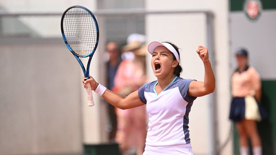 Lucciana Pérez, del Mundial Juvenil, a la final de Roland Garros Junior