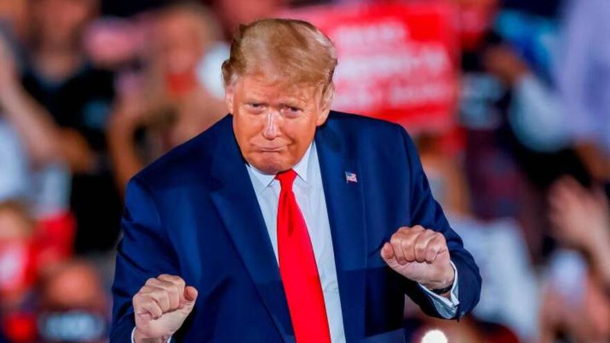 Donald Trump llama a Joe Biden como 'enemigo del Estado'