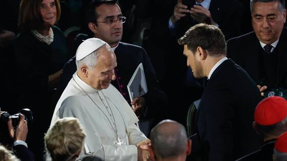 Así vivió el papa León XIV el concierto de Michael Bublé en el Vaticano