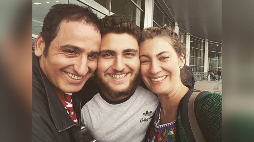 Él es Juan José, el hijo de Adriana Arango y Robinson Díaz que heredó el amor por el arte