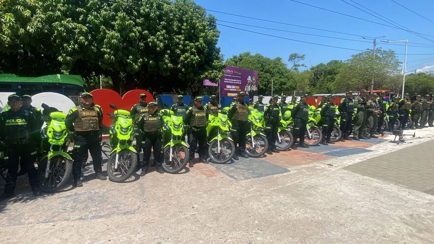 Despliegan escuadrón anti-atraco en Valledupar
