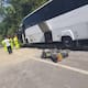 Se registra siniestro vial en el mismo sector en que murieron 17 personas tras la caída de un bus en Antioquia