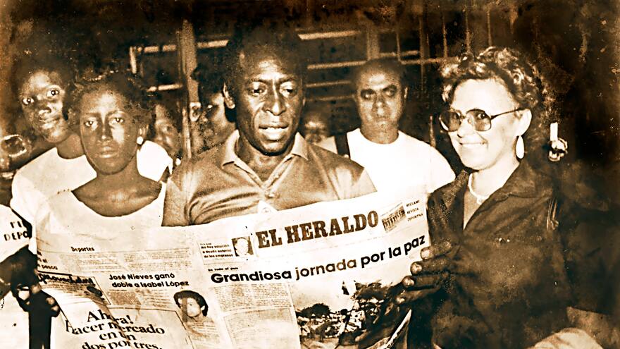 La historia de la entrevista que Pelé concedió a EL HERALDO en 1984