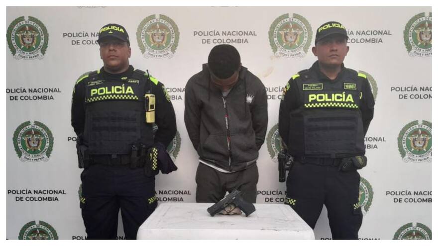 Policía de Santa Marta captura a individuo que intentó herir a habitante de calle a tiros