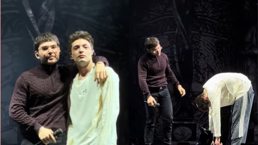 Extraño comportamiento de Peso Pluma durante uno de sus conciertos genera alarme entre sus fans