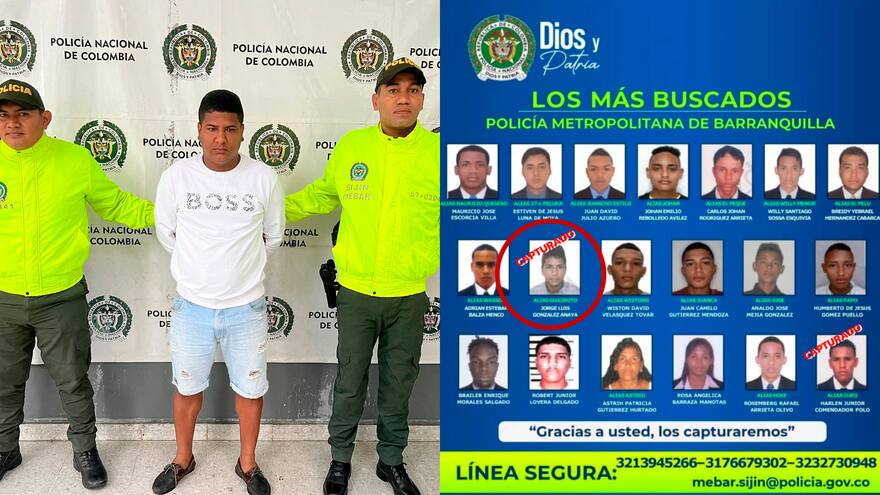 Capturan en Caribe Verde a ‘Guajirito’, uno de los más buscados en B/quilla