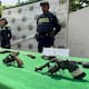 Sacan de circulación de las calles de Cartagena 20 armas de fuego