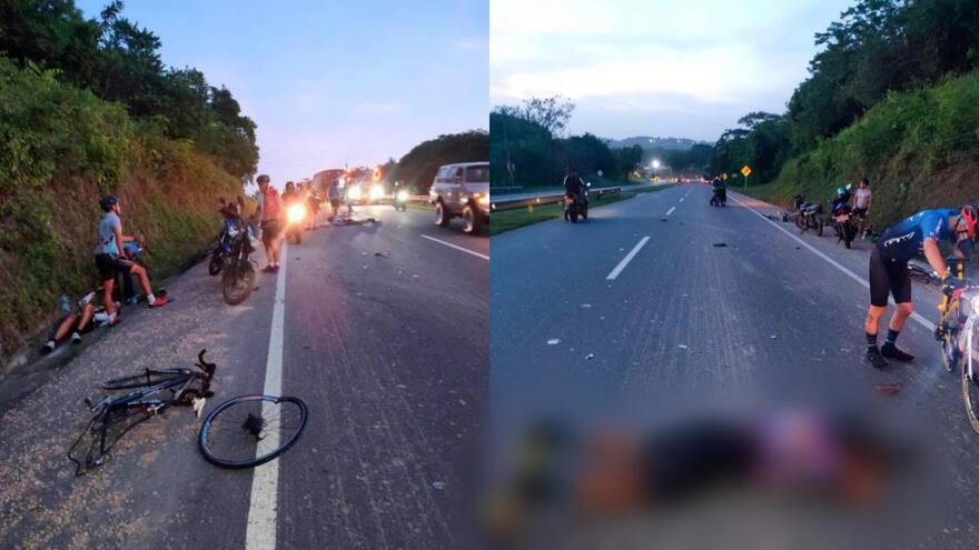 Ciclistas atropellados en Bolívar siguen bajo observación médica