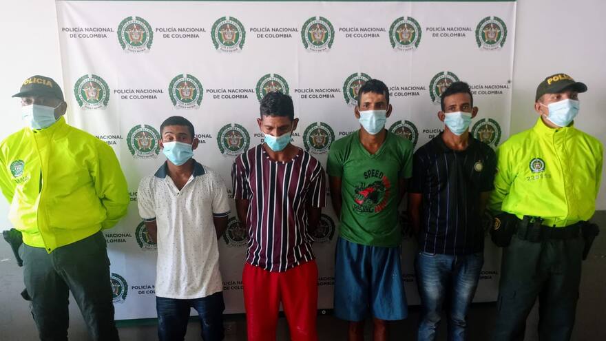 ‘Los Curtis’, enviados a la cárcel por microtráfico en Sabanalarga