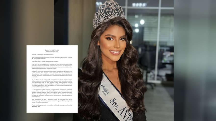 Renunció la Señorita Antioquia, Laura Gallego Solís, tras polémica declaración contra Petro y Quintero: “Me niego a permanecer callada”
