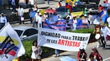La marcha del Día del Trabajo en Barranquilla concluyó entre reclamos laborales y conmemoraciones