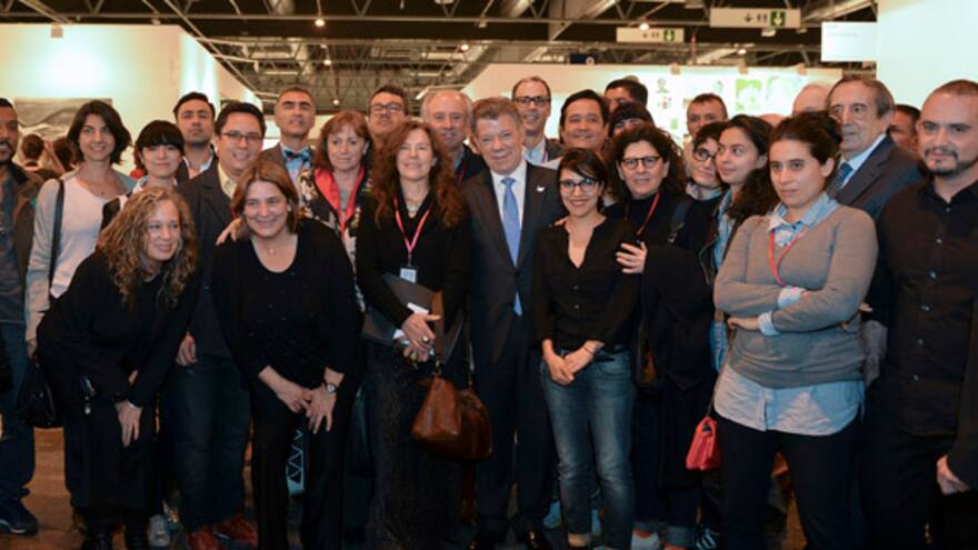 Santos cree que presencia en ARCO proyecta a Colombia internacionalmente