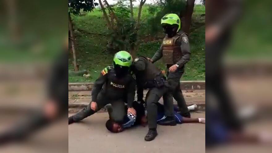 Abren investigación a policías de Cali por presunto uso excesivo de fuerza