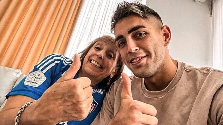 El conmovedor video de Mábel, la madre de Santiago Mele en su día