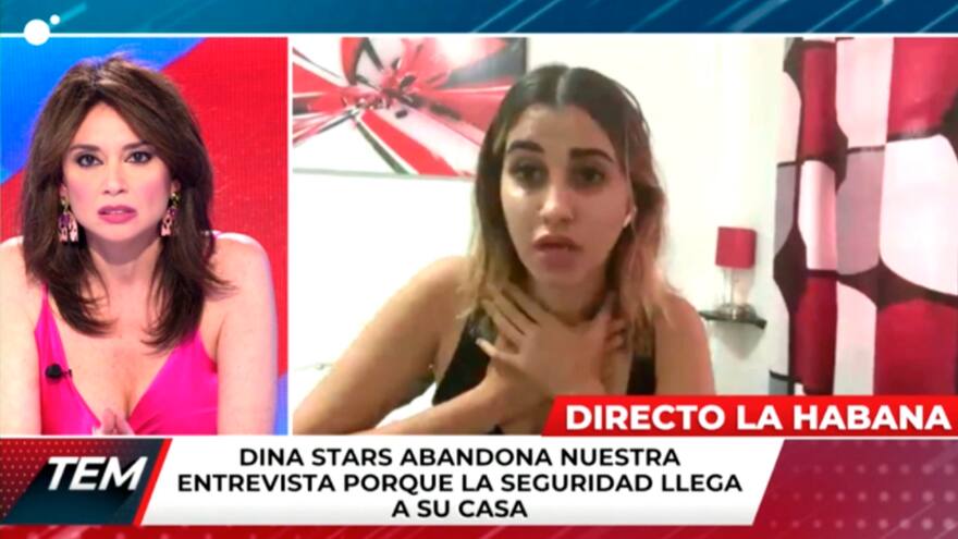 Influencer cubana denuncia detención durante una entrevista en vivo