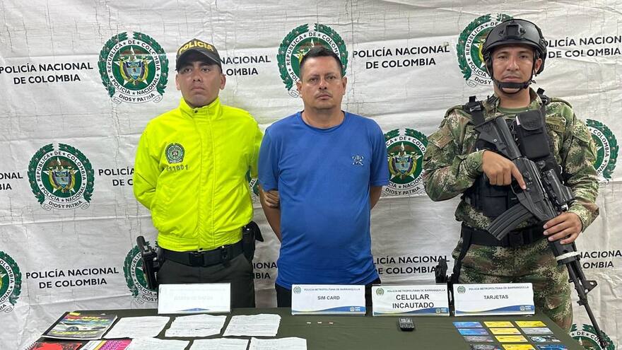 Capturan a alias Chancletica, le incautaron 14 tarjetas de diferentes bancos