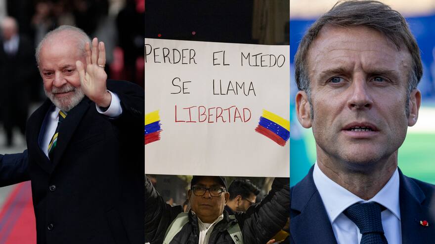 Tensión en Venezuela: presidentes de Brasil y Francia respaldan reclamo de pueblo venezolano para tener transparencia en resultado de elecciones