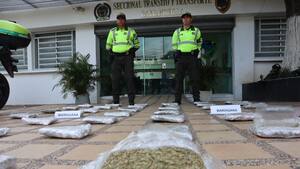 Incautan 24.000 gramos de marihuana enviados como encomienda en Barranquilla